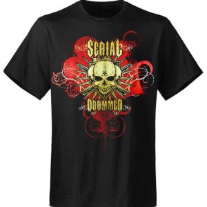 T-shirt unisexe Serial Drummer Heart