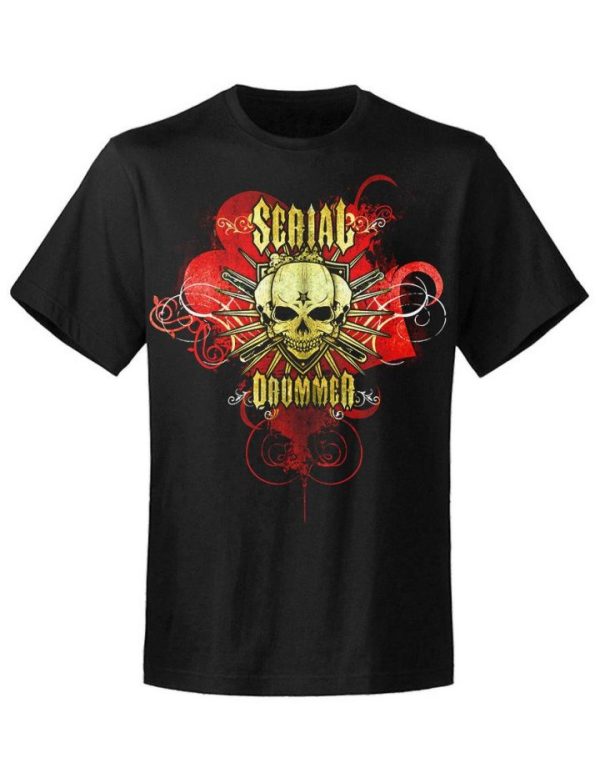 T-shirt unisexe Serial Drummer Heart