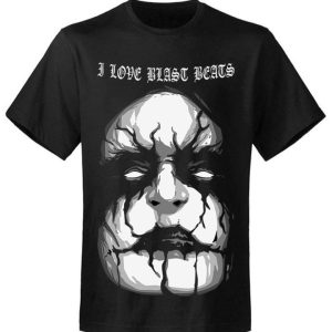 T shirt unisexe Serial Drummer I love blast beats 2