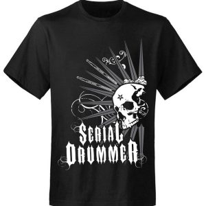 T-shirt unisexe Serial Drummer Spikes T-shirt unisexe Serial Drummer Spikes