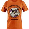 T-shirt unisexe Sickness clothing  Bulldog Orange