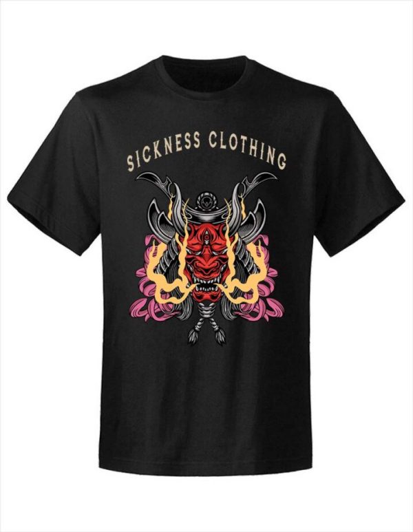 T-shirt unisexe Sickness clothing Old School Death Devil Black