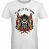 T-shirt unisexe Sickness clothing  Old School Death Sick White
