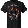 T-shirt unisexe Sickness clothing  Old School Wolf Black