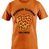T-shirt unisexe Sickness clothing Pizza Heart Orange