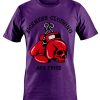 T-shirt unisexe Sickness clothing  Skull Gloves Purple