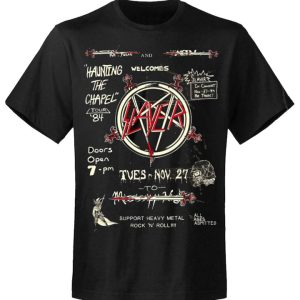 T-shirt unisexe Slayer Haunting 84 Flier