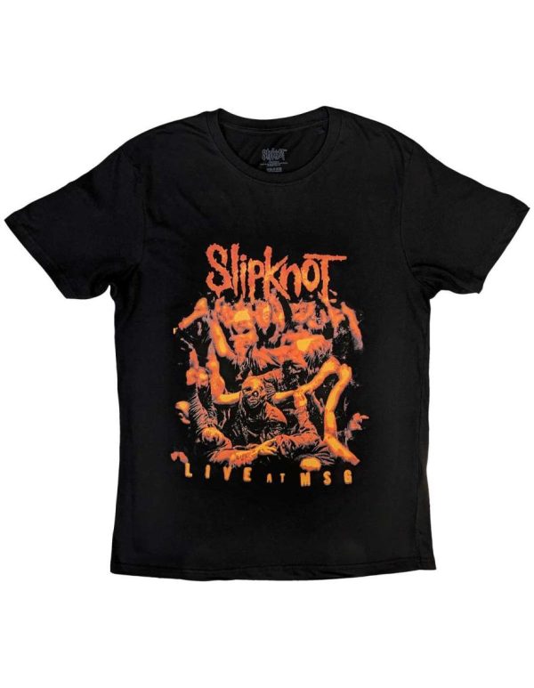 T-shirt unisexe Slipknot Live At MSG Orange