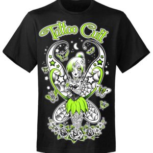 T-shirt unisexe Tattoo Cult Clochette Green Cult T-shirt unisexe Tattoo Cult Clochette Green Cult