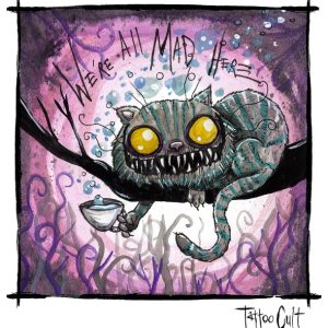 T-shirt unisexe Tattoo Cult Cult We Re All Mad Cult T-shirt unisexe Tattoo Cult Cult We Re All Mad Cult