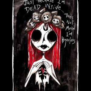 T-shirt unisexe Tattoo Cult  Just Because I’m Dead Inside T-shirt unisexe Tattoo Cult  Just Because I’m Dead Inside