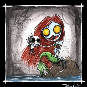 T-shirt unisexe Tattoo Cult Sirene Cult