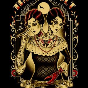 T shirt unisexe Tattoo Cult Two headed Women Freak Show 2