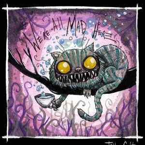 T-shirt unisexe Tattoo Cult We Re All Mad Cult