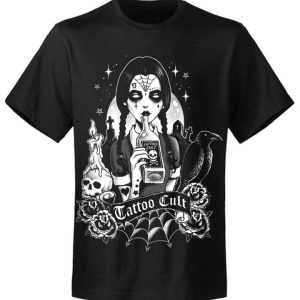 T-shirt unisexe Tattoo Cult  Wednesday “Booze” T-shirt unisexe Tattoo Cult  Wednesday “Booze”