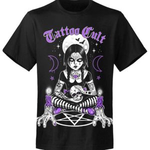 T-shirt unisexe Tattoo Cult Wednesday Purple Cult T-shirt unisexe Tattoo Cult Wednesday Purple Cult