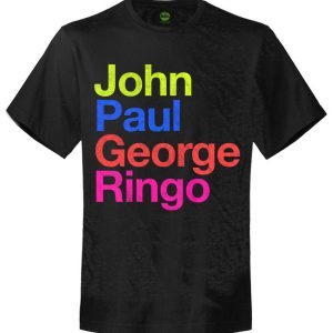 T-shirt unisexe  The Beatles Pepper Suit Colours T-shirt unisexe  The Beatles Pepper Suit Colours