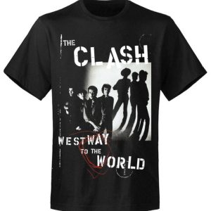 T-shirt unisexe  The Clash Westway To The World T-shirt unisexe  The Clash Westway To The World