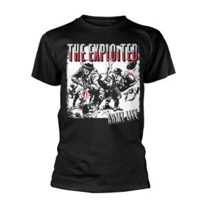 T-shirt unisexe The Exploited Army Life Black