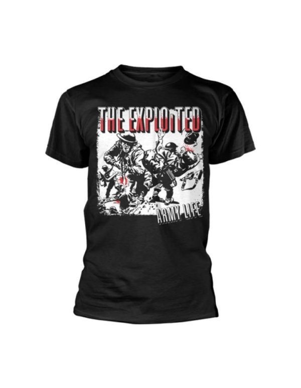 T-shirt unisexe The Exploited Army Life Black