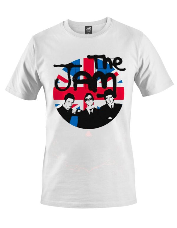 T-shirt unisexe  The Jam Union Jack circle JA04MW