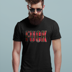 T-shirt unisexe fuck tartan T-shirt unisexe fuck tartan