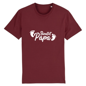 Tee-shirt bientot PAPA, idee cadeau futur papa 2 Tee shirt bientot PAPA idee cadeau futur papa 3