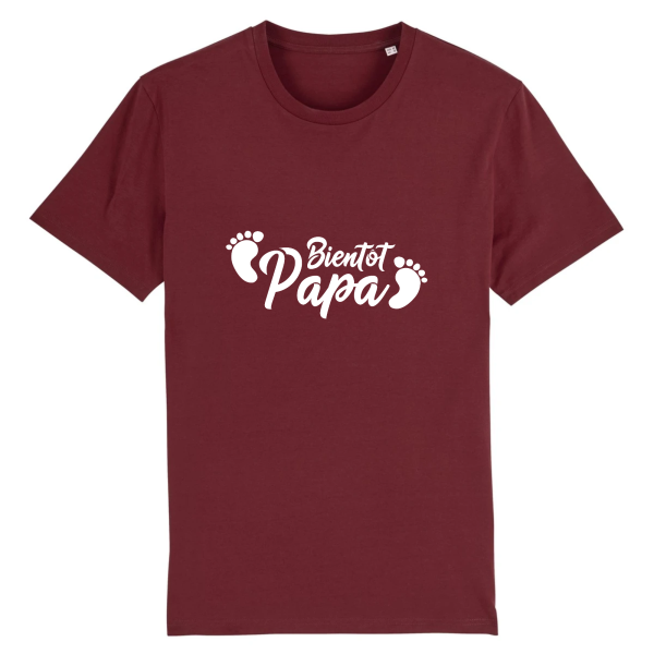 Tee-shirt bientot PAPA, idee cadeau futur papa