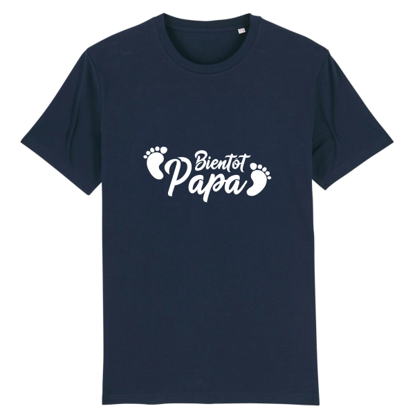 Tee-shirt bientot PAPA, idee cadeau futur papa