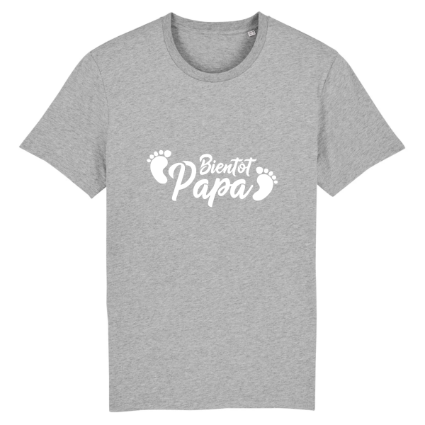 Tee-shirt bientot PAPA, idee cadeau futur papa