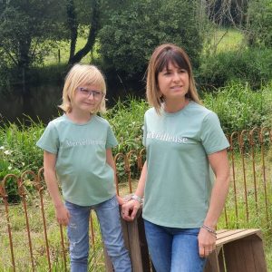 Tee shirt brode MERVEILLEUSE 4