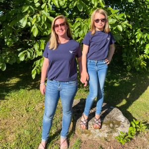 Tee-shirt coeur brode AMOUR Tee-shirt coeur brode AMOUR