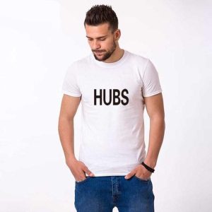 Tee shirt couple WIFE & HUBS Tee shirt couple WIFE & HUBS