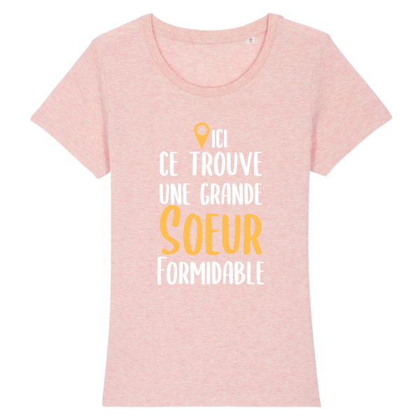 Tee-shirt grande soeur formidable