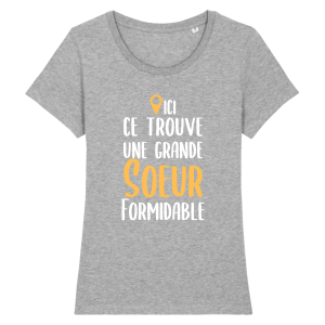 Tee-shirt grande soeur formidable 2 Tee shirt grande soeur formidable 3