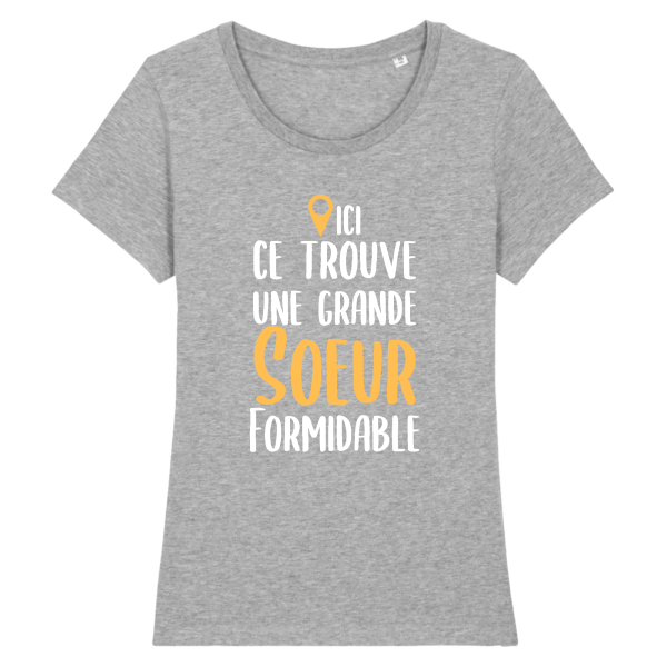 Tee-shirt grande soeur formidable