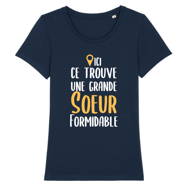 Tee-shirt grande soeur formidable