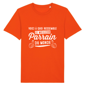 Tee-shirt meilleur parrain du monde Tee-shirt meilleur parrain du monde