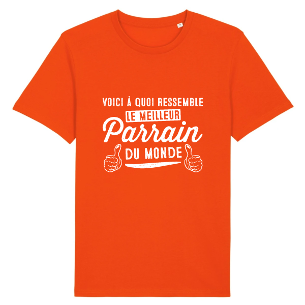 Tee-shirt meilleur parrain du monde