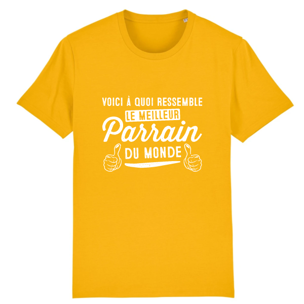 Tee-shirt meilleur parrain du monde