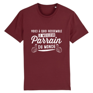 Tee shirt meilleur parrain du monde 7