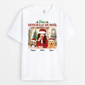 Tenue Officielle de Noel – Cadeau Personnalise  T-shirt pour Noel Tenue Officielle de Noel – Cadeau Personnalise  T-shirt pour Noel