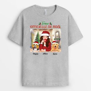 Tenue Officielle de Noel – Cadeau Personnalise  T-shirt pour Noel Tenue Officielle de Noel – Cadeau Personnalise  T-shirt pour Noel