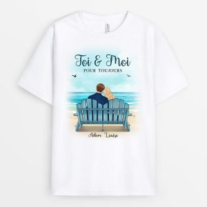 Toi & Moi – Cadeau Personnalise  T-shirt pour Couple Toi & Moi – Cadeau Personnalise  T-shirt pour Couple