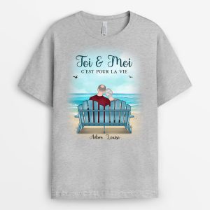 Toi & Moi – Cadeau Personnalise  T-shirt pour Couple Toi & Moi – Cadeau Personnalise  T-shirt pour Couple
