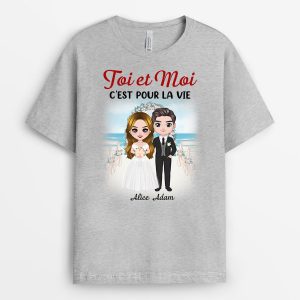 Toi et Moi – Cadeau Personnalise  T-shirt pour Couple Toi et Moi – Cadeau Personnalise  T-shirt pour Couple
