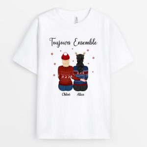 Toujours Ensemble – Cadeau Personnalise  T-shirt Pour Meilleures Amies Toujours Ensemble – Cadeau Personnalise  T-shirt Pour Meilleures Amies
