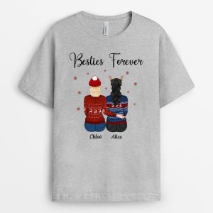 Toujours Ensemble – Cadeau Personnalise  T-shirt Pour Meilleures Amies Toujours Ensemble – Cadeau Personnalise  T-shirt Pour Meilleures Amies