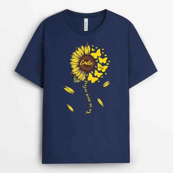 Tu Es Mon Soleil – Cadeau Personnalise  T-shirt pour MamanMamie