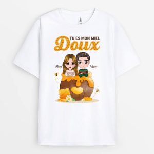 Tu es Mon Doux Miel – Cadeau Personnalise  T-shirt pour Couple Tu es Mon Doux Miel – Cadeau Personnalise  T-shirt pour Couple